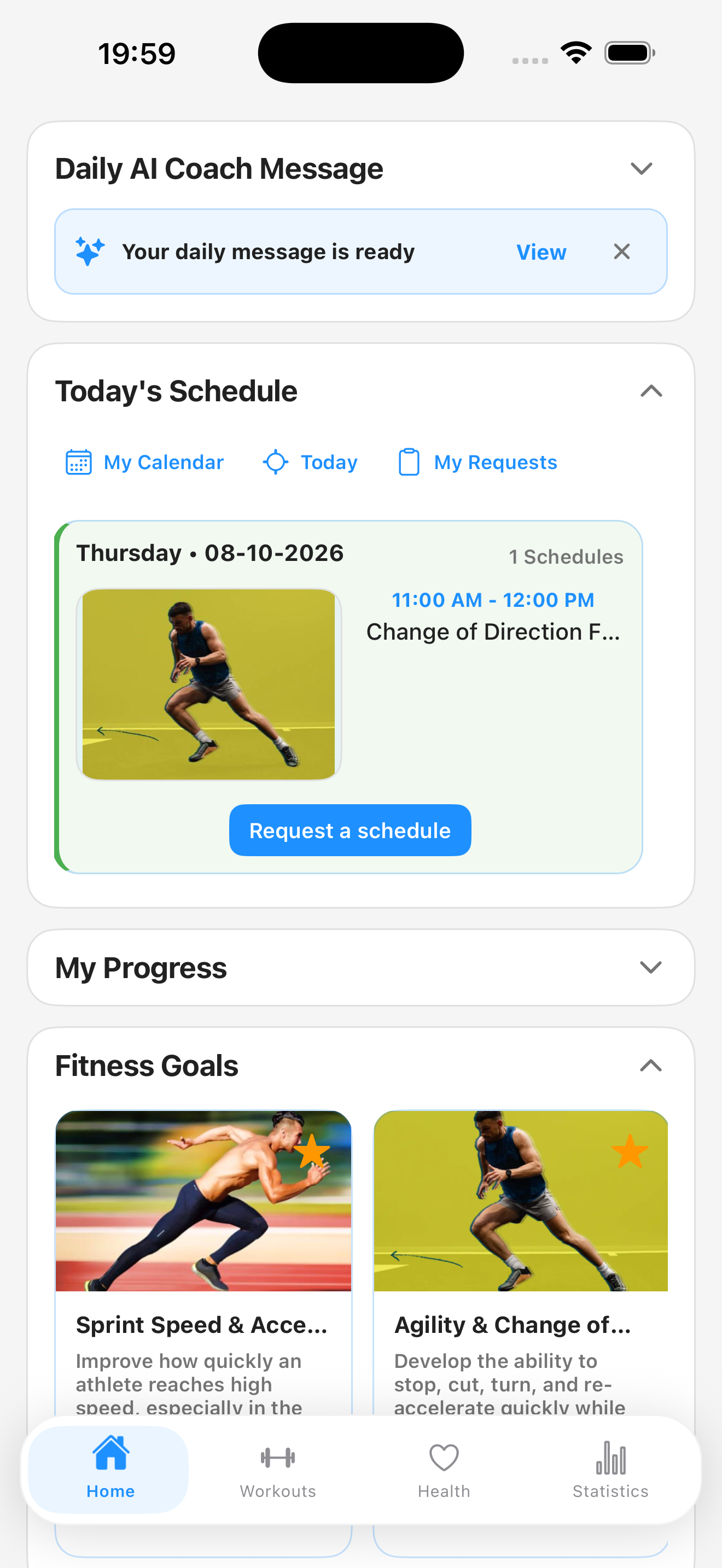 Free subscription for each athlete